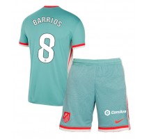 Atletico Madrid Pablo Barrios #8 Koszulka Wyjazdowa dzieci 2024-25 Krótki Rękaw (+ krótkie spodenki)